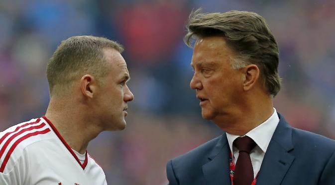Di bawah arahan Louis van Gaal, Wayne Rooney gagal memberikan performa terbaik buat Manchester United. (AFP)