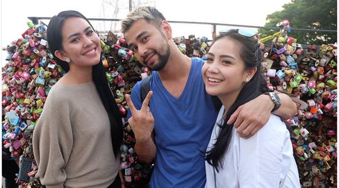 Raffi Ahmad, Nagita Slavina, dan Kartika Putri.. (Instagram/raffinagita1717)