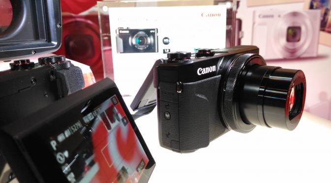 Canon PowerShot G7 X Mark II. (Liputan6.com/Agustin Setyo Wardhani)