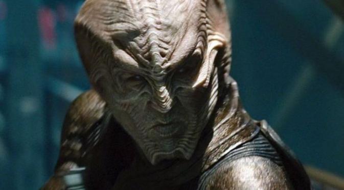 Manas, alien yang diperankan Joe Taslim di film Star Trek Beyond. 