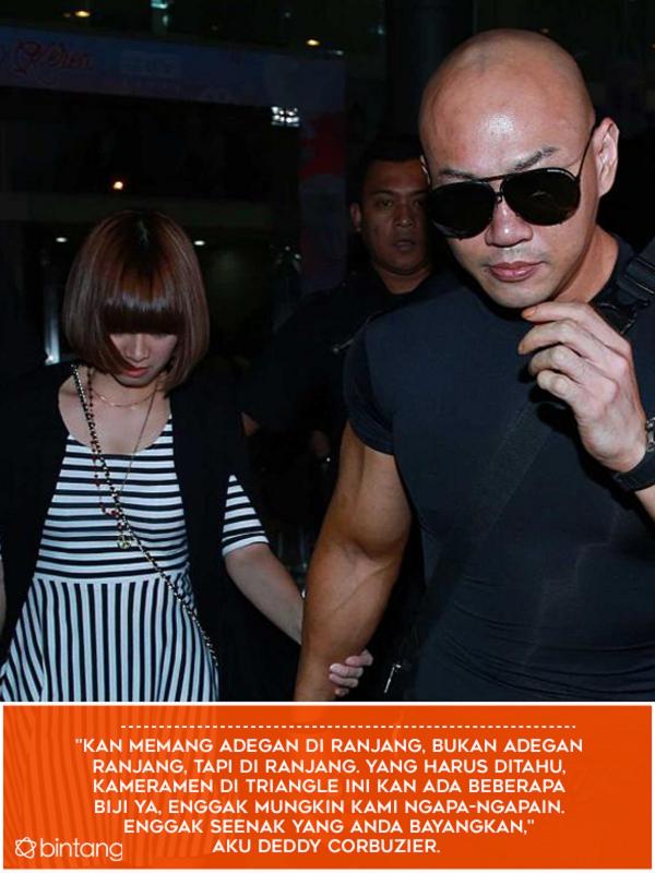 Deddy Corbuzier dan Chika Jessica. (Foto: Deki Prayoga, Desain: Muhammad Iqbal Nurfajri/Bintang.com)