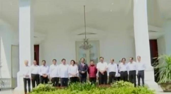 Presiden Joko Widodo merombak Kabinet Kerja untuk kedua kalinya. 