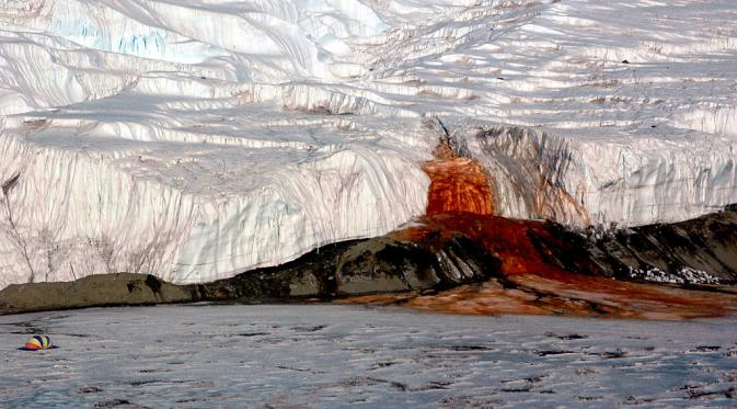 Blood Falls di Antartika (National Science Foundation/Peter Rejcek)