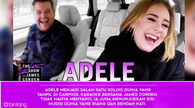Dominasi dan Sensasi Adele di Industri Musik Dunia. (Foto: youtube.com, Desain: Muhammad Iqbal Nurfajri/Bintang.com)