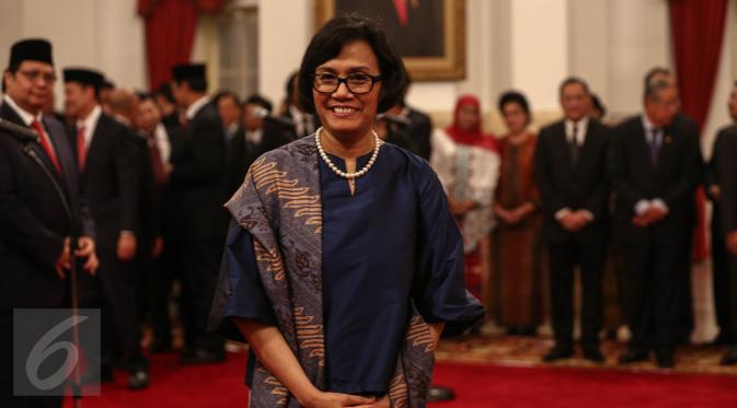  Sri Mulyani menjadi Menteri Keuangan menggantikan Bambang Brodjonegoro (Liputan6.com/Faizal Fanani)