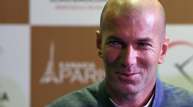 Pelatih Real Madrid, Zinedine Zidane. (AFP)