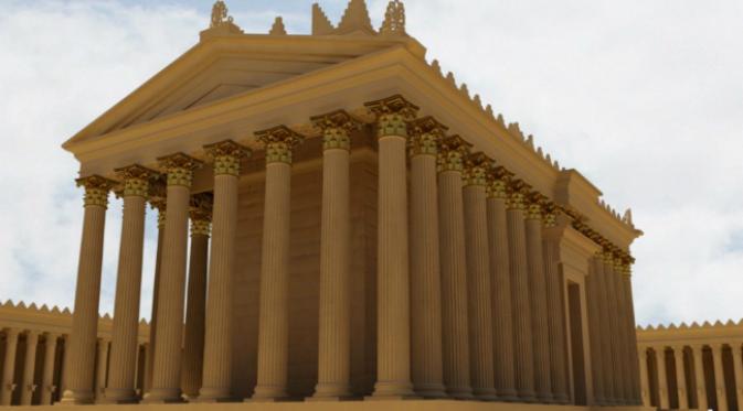 Kuil Palmyra. Sejumlah bangunan lambang peradaban manusia telah hancur karena kerakusan, kelalaian, ataupun kebencian. (Sumber Live Science)