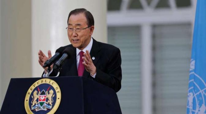 Sekjen PBB, Ban Ki-moon mendesak Indonesia untuk meniadakan eksekusi mati. (AFP/The Straits Times)