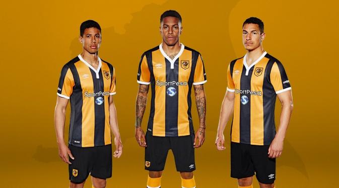 Seragam anyar Hull City untuk musim 2016-17. (Hull City). 