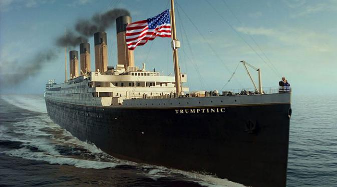 Versi Titanic. (Via: boredpanda.com)