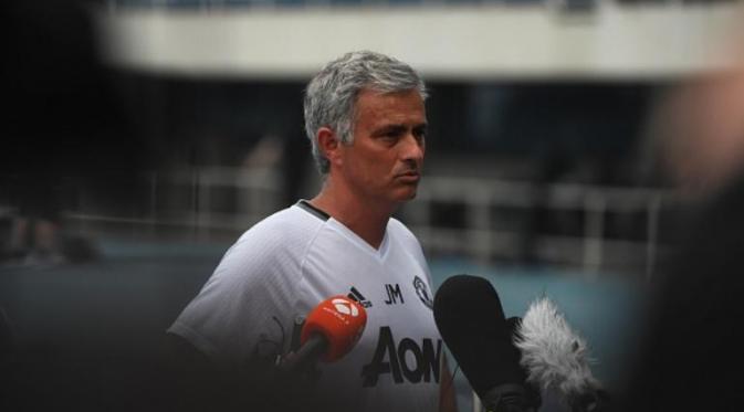Manajer Manchester United asal Portugal, Jose Mourinho. (AFP/Greg Baker)