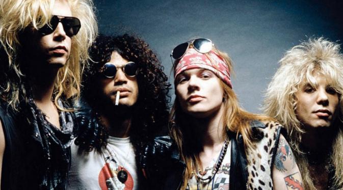 Salah satu lagu band legendaris Guns N' Roses masuk dalam daftar lagu yang masih nge-hits hingga saat ini.