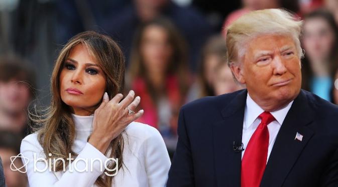 Melania Trump dan Donald Trump (AFP/Bintang.com)