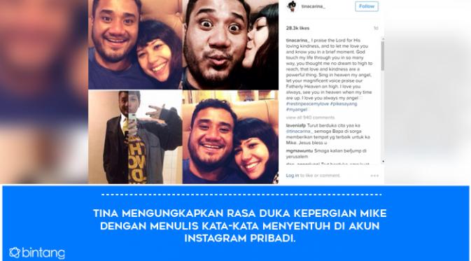 8 Fakta Kasih Tak Sampai Mike Mohede dan Christina Maria Anderson. (Foto: Instagram @tinacarina_, Desain: Muhammad Iqbal Nurfajri/Bintang.com)