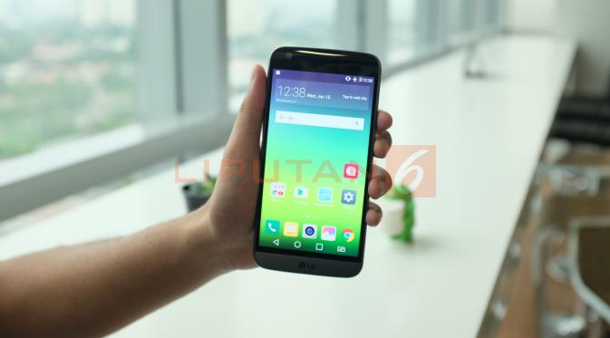 Homescreen LG G5 SE. Liputan6.com/Iskandar