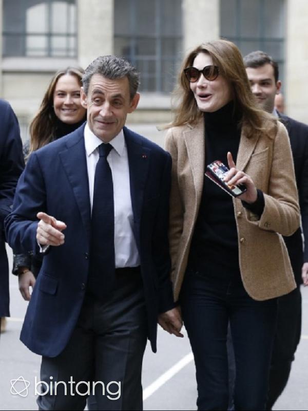 Carla Bruni dan NIcolas Sarkozy (AFP/Bintang.com)