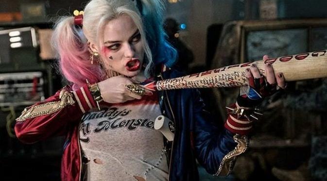 Margot Robbie sebagai Harley Quinn di film Suicide Squad. Foto: via moviepilot.com
