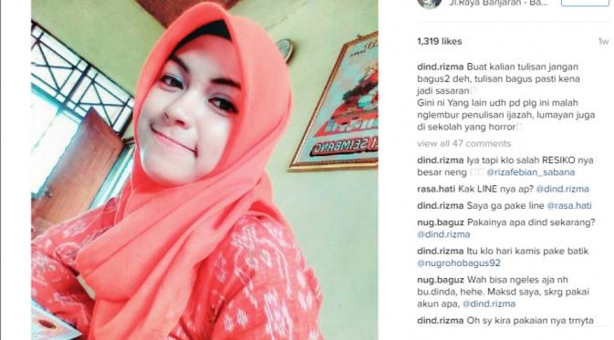 Intip 8 Foto Rizma, Guru SD Cantik Asal Tegal yang Jadi Idola. (Foto: Instagram)