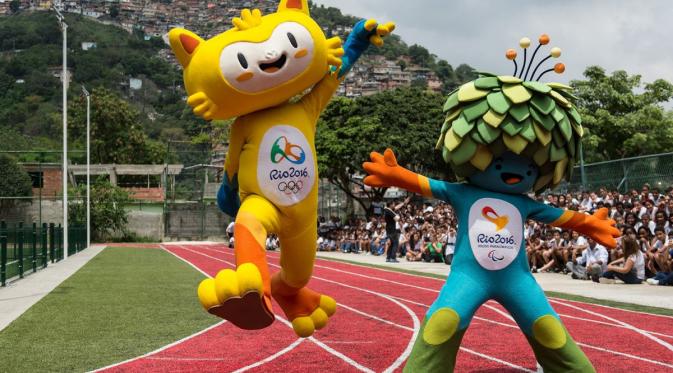  Vinicius dan Tom, Maskot Olimpiade dan Paralimpik Rio 2016