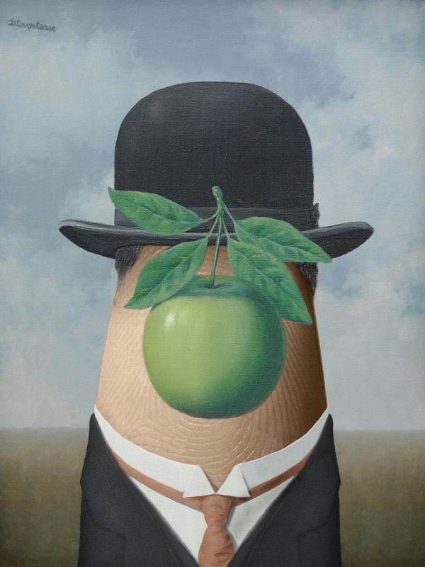 Magritte. (Via: boredpanda.com)
