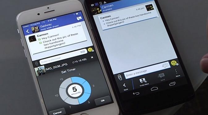 Kamu bisa hapus pesan otomatis setelah teman chatmu membacanya! (Via: gadgets.ndtv.com)