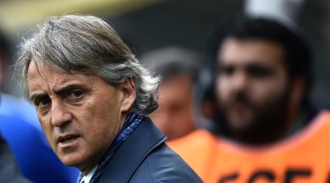 Mantan pelatih Inter Milan, Roberto Mancini. (AFP/Filippo Monteforte)