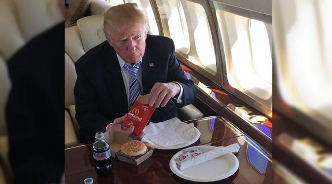 Keju hingga KFC, Menu Favorit Presiden AS dan Siasat Donald Trump (Twitter)