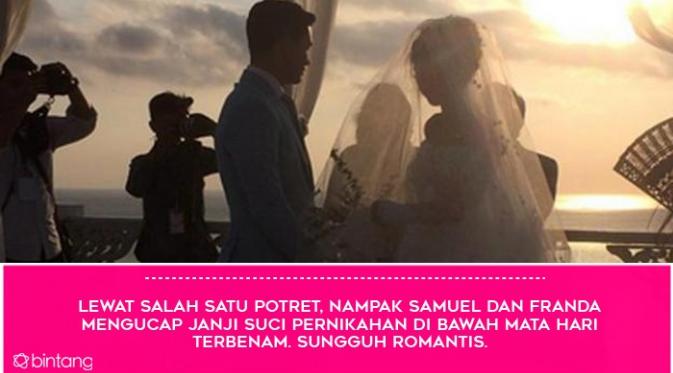 Romantisme Cinta Samuel Zylgwyn dan Franda di Pulau Dewata. (Foto: Instagram @milkestefanus, Desain: Muhammad Iqbal Nurfajri/Bintang.com)