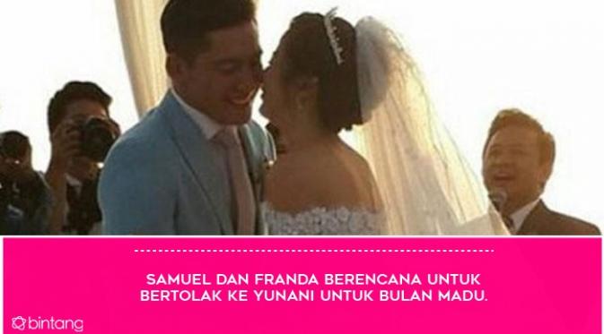 Romantisme Cinta Samuel Zylgwyn dan Franda di Pulau Dewata. (Foto: Instagram @_ochilovers, Desain: Muhammad Iqbal Nurfajri/Bintang.com)