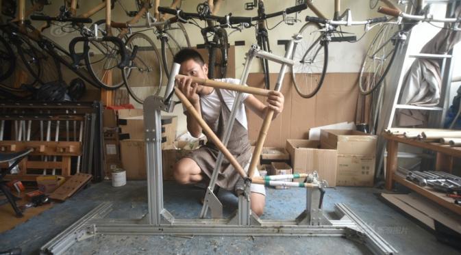 Anda Mungkin Bisa Membuat Sepeda dari Bambu Seperti Ini