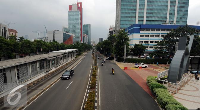 Jalan HR Rasuna Said, Kuningan, Jakarta (Liputan6.com/Helmi Fithriansyah)