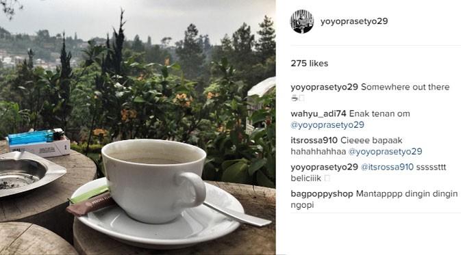Rossa dan Yoyo saling berkomentar di Instagram. (via Instagram.com)