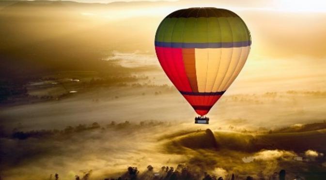 Lembah Yarra, Australia. (Global Ballooning Pty Ltd)