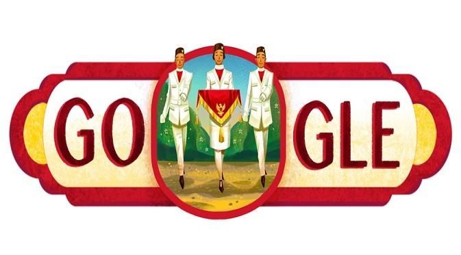 Google Doodle khusus hari kemerdekaan Indonesia 2016 (Sumber: Blog Google)