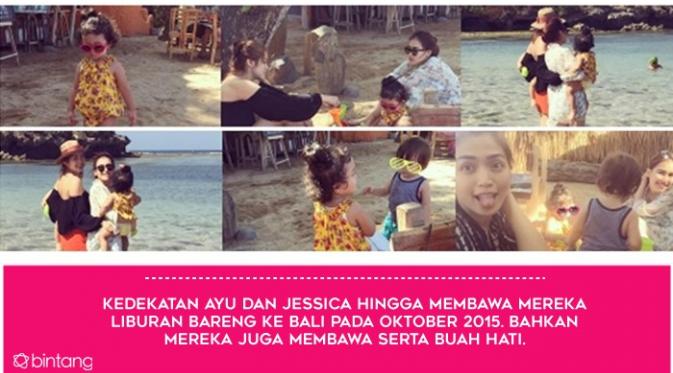 Pasang Surut Persahabatan Ayu Ting Ting dan Jessica Iskandar. (Foto: Instagram @ayutingting92, Desain: Muhammad Iqbal Nurfajri/Bintang.com)