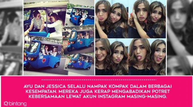 Pasang Surut Persahabatan Ayu Ting Ting dan Jessica Iskandar. (Foto: Instagram @ayutingting92, Desain: Muhammad Iqbal Nurfajri/Bintang.com)
