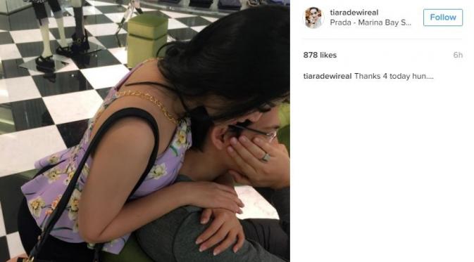 Tiara Dewi dan Lucky Hakim tak ragu umbar kemesraan di media sosial. (Instagram)