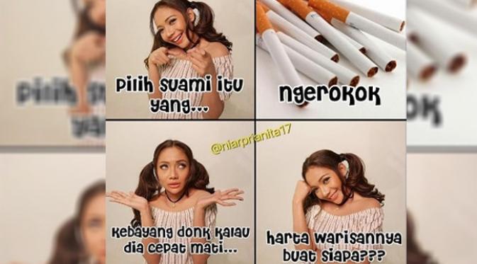 Meme kenaikan harga rokok