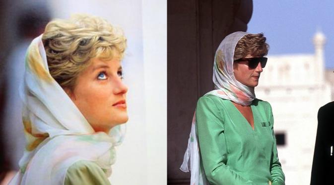 Selain ada dugaan sedang hamil ketika meninggal dunia, Putri Diana juga ditengarai pernah berencana memeluk agama Islam. Benarkah? (Sumber Hello Magazine dan Pinterest)
