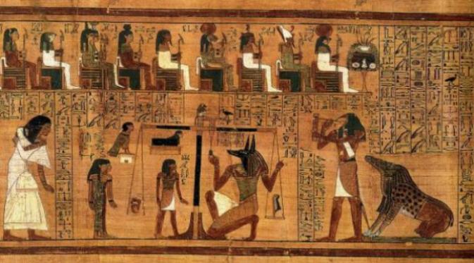 Salah satu isi Kitab Kematian pada masa Mesir Kuno. Tidak seperti jenis pangan atau penyakit, praktik seksual tidak meninggalkan bekas pada jasad manusia. (Sumber Ancient Origins)