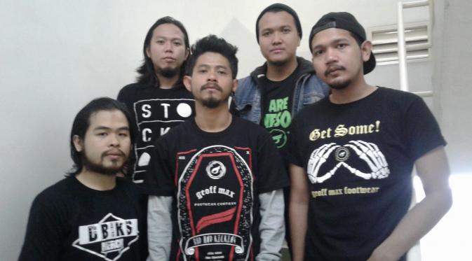 Rising the Fall, band metal Indonesia. (Ruly Riantrisnanto)