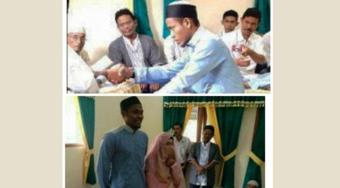 Zulfiandi melangsungkan pernikahan di Aceh. (Dok. Pribadi)