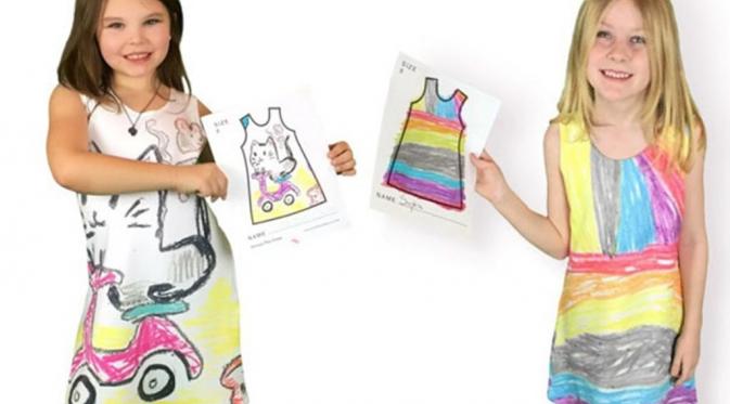 Anak-anak dengan desain pakaian mereka. (Via: boredpanda.com)