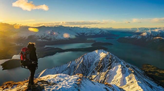 Roys Peak, Wanaka, Selandia Baru. (Nico Babot/Bored Panda)