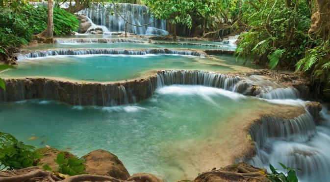 Air Terjun Kuang Si, Laos. (laosdaytour.com/)