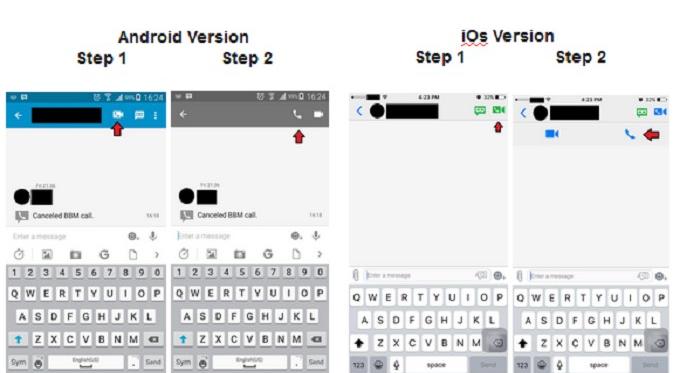 Cara menggunakan fitur BBM Voice di Android dan iOS (istimewa)