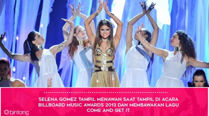 Momen-momen tak terlupakan Selena Gomez saat konser (Foto: Bintang Pictures, Desain: Muhammad Iqbal Nurfajri/Bintang.com)