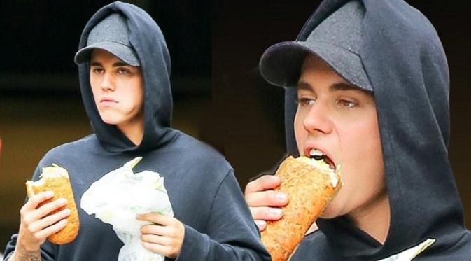 Gara-gara kartu kredit bermasalah, Justin Bieber tidak bisa membayar makanannya. (Foto: dailymail.co.uk)