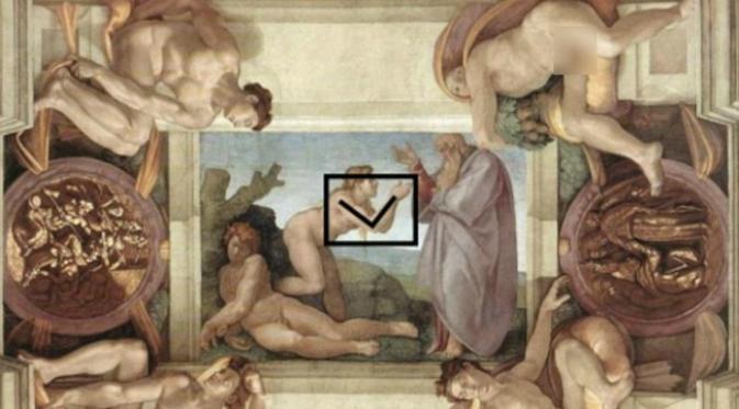 Michelangelo ogah-ogahan menerima penugasan ke Kapel Sistine di Vatikan karena ia menganggap melukis adalah bentuk kesenian yang rendah. (Sumber Clinical Academy)