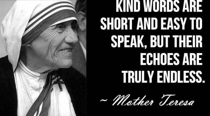 Kata Kata Bunda Teresa Yang Menggema Sepanjang Masa Global Liputan6 Com